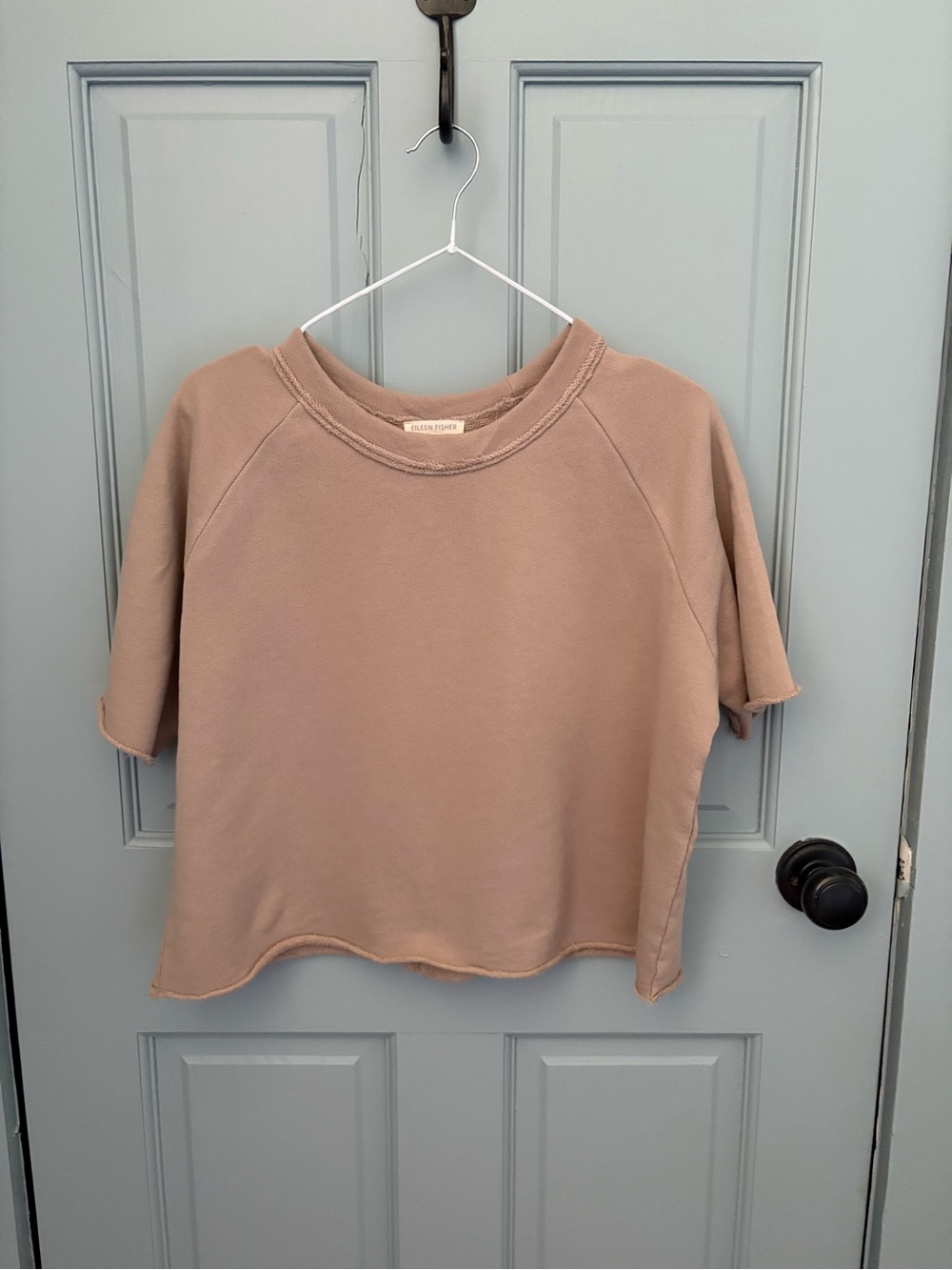 Eileen Fisher Short Sleeve Boxy Sweatshirt -